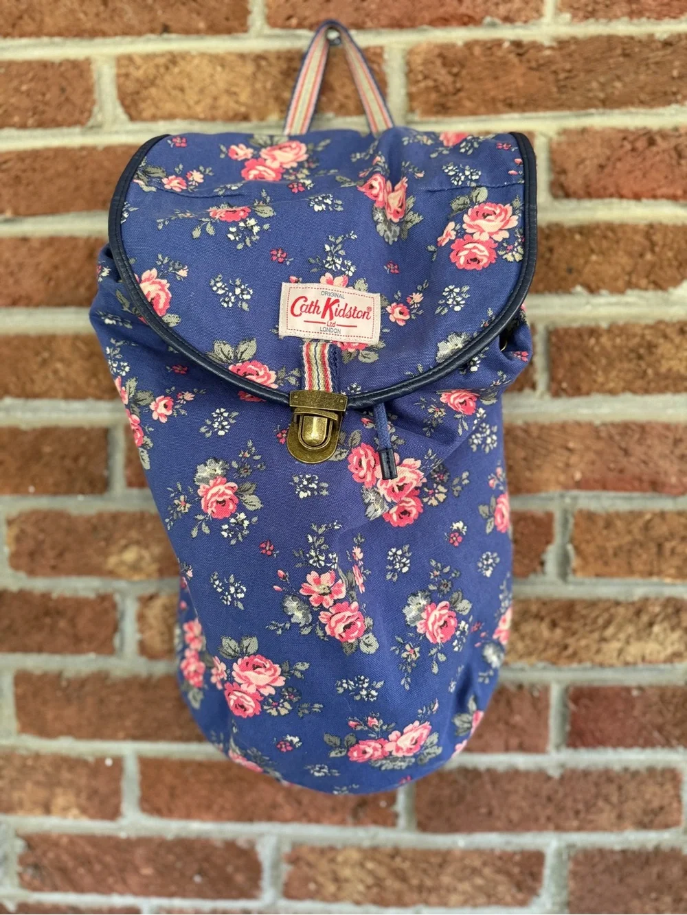 Cath Kidston Blue Floral Backpack